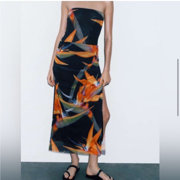 NWT Printed Tulle Paradise perfect for fall season Skirt S - Picture 2 of 12